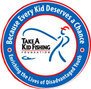 Take A Kid Fishing logo.
